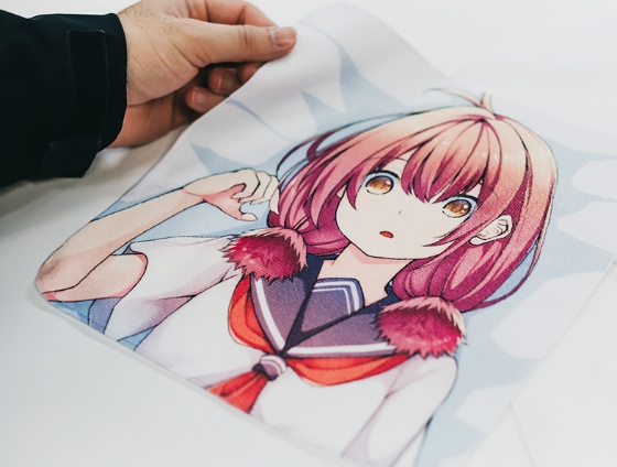 プリントされた生地